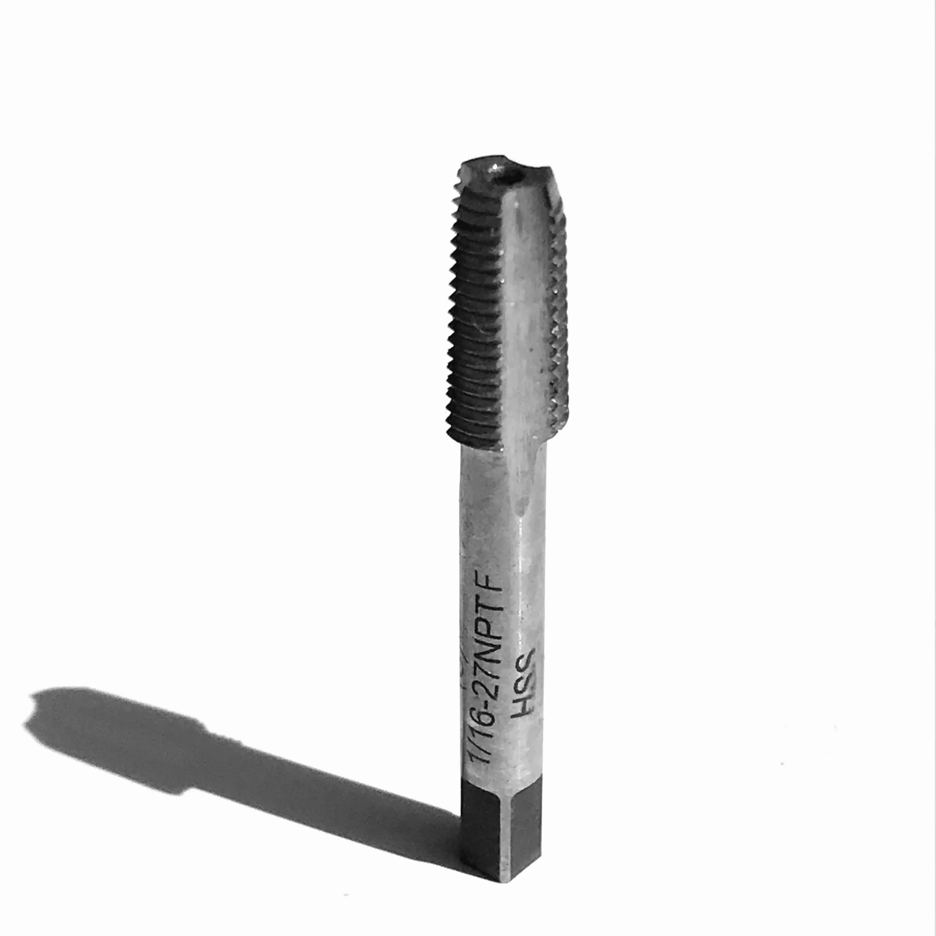 Free shipping 1pc HSS NPTF1/8"-27 Pipe Taper Tap hss machine taps for steel pipes inner threading making | Инструменты