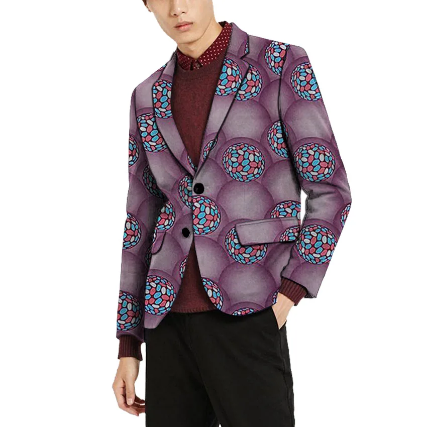 Африканский костюмы принт для мужчин's пиджаки для женщин Анкара узор slim fit Куртка Мужской досуг мужчин пальт