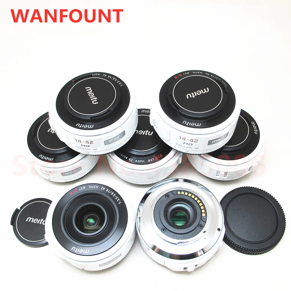 Новый зум объектив Meitu 14 42 для Panasonic Olympus Micro 4/3 зеркальная камера G70 GH4 GH5 GF3 GF9|Детали