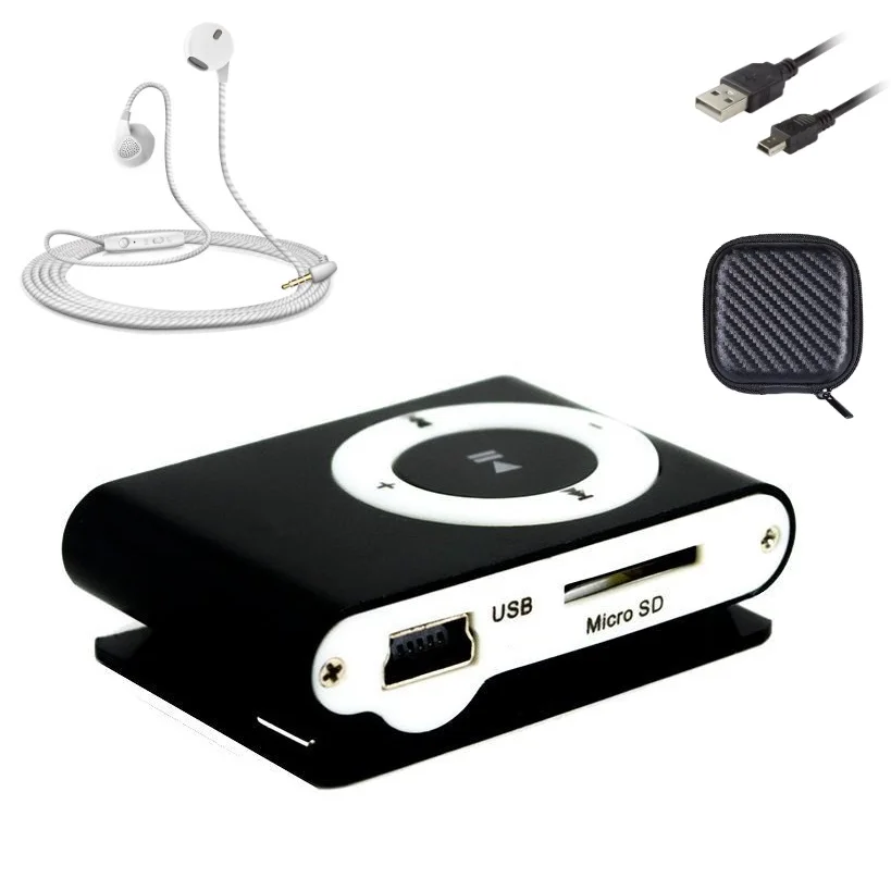 Портативный музыкальный MP3 плеер Gdlyl с мини зажимом многоцветный mp3 слотом для Micro