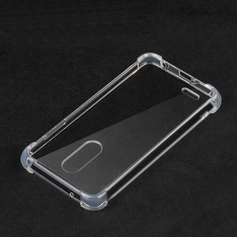 100PCS/LOT.Slim-Fit Shockproof PC+TPU Transparent Thin Crystal Clear hard Case for LG K30/LG K10 2018 |