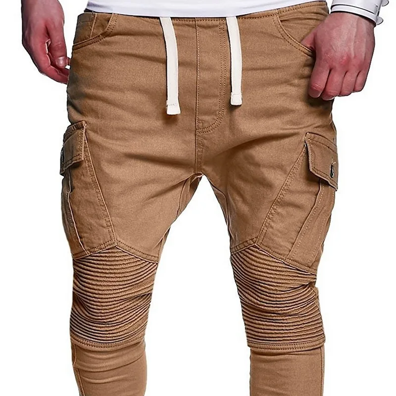NIBESSER Мужские штаны-шаровары в стиле хип-хоп, штаны для бега, мужские Плиссированные Брюки с карманами, мужские повседневные штаны, спортивные штаны, плюс размер 3XL 4XL