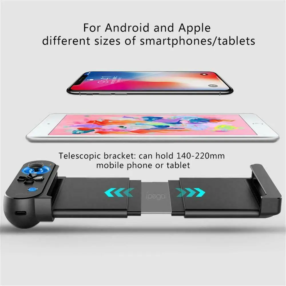 PG-9120 выдвижной беспроводной пульт управления Bluetooth стрейч ручка одна рука для Android/iOS Смартфон iphone и Планшет ipad