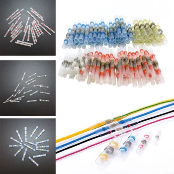 

100pcs Solder Seal Sleeve Heat Shrink Butt Wire Connector Waterproof Terminal