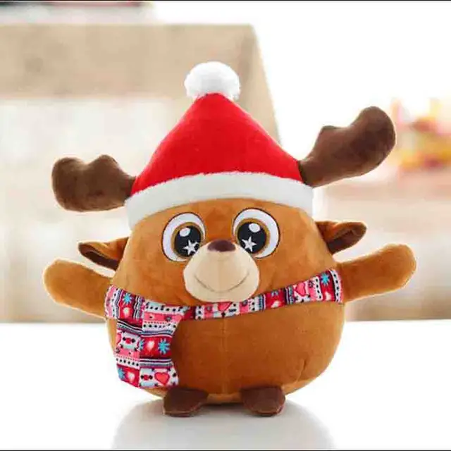 cartoon funny lucky santa reindeer plush toys christmas elk new year gifts girlfriend - Christmas Plush Toys cartoon funny lucky santa reindeer plush toys christmas elk new year gifts girlfriend - Christmas Plush Toys