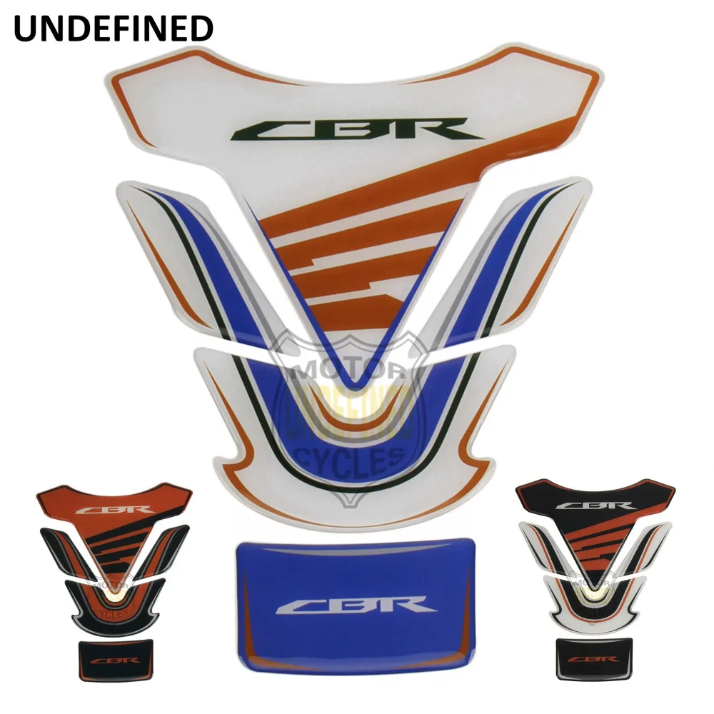 

UNDEFINED 3D Motorcycle Sticker Gas Fuel Oil Tank Pad Fish Bone Protector Emblem Badge Decals Stickers Moto for Honda CBR All