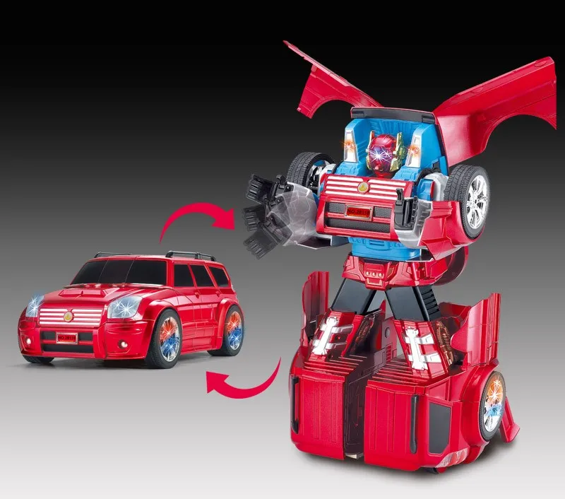 

RC Remote Control Deformation Car remote control transformation vehicle car toys rc Deformed robot model kids toys for boys