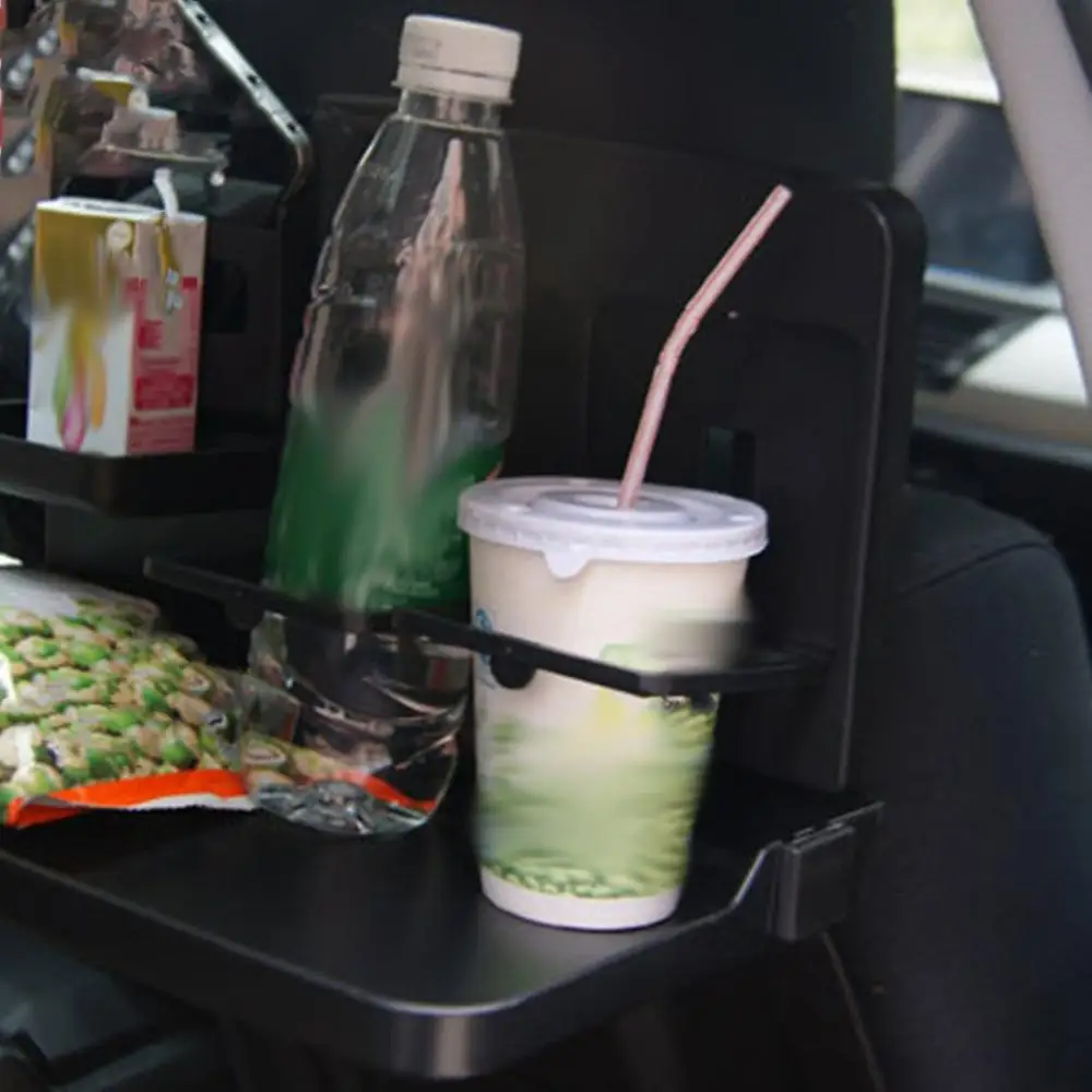  Car Beverage Rack Inside Cup Holder Multi-function Car Dining Table Chair Back Drink Stand Rear Cha