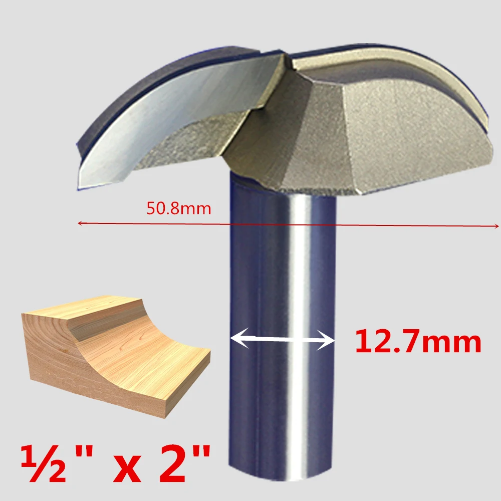 1/2"*2",1pcsfreeshipping,cnc Solid Carbide Milling Cutter,woodworking