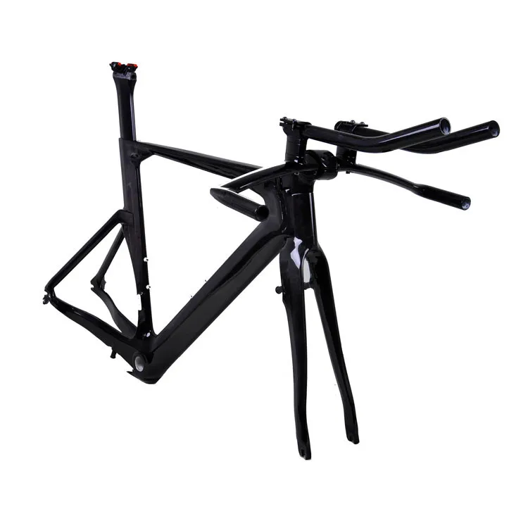 Excellent hot selling perfect full carbon toray time trial TT bike frameset triathlon full bike frameset with TT bar best price 2 Excellent hot selling perfect full carbon toray time trial TT bike frameset triathlon full bike frameset with TT bar best price 2