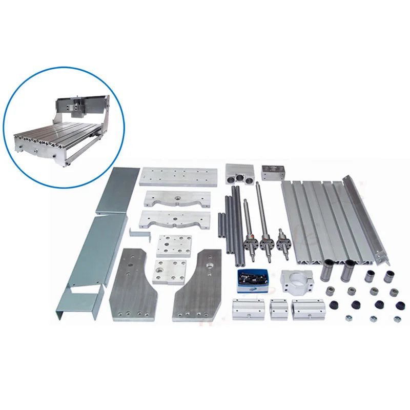 

Best price cnc 3040 router mini lathe bed, cnc machinery frame, Russia free tax