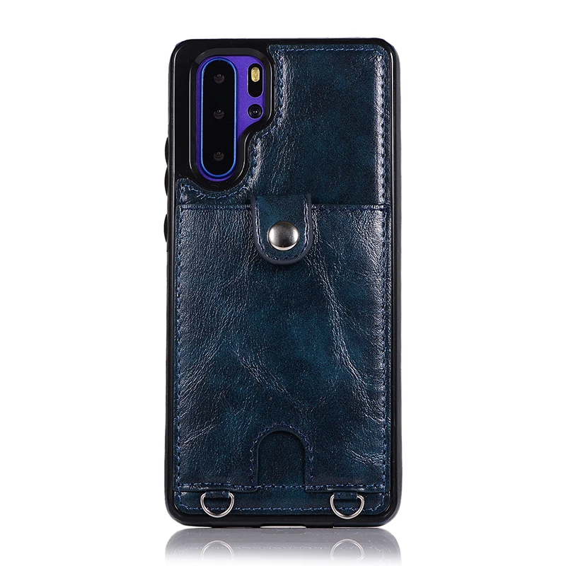 For Huawei P30 Pro Case Leather Crossbody Wallet Case For Huawei P40 Pro P30 Lite Mate 30 20 Shoulder Bag Phone Case huawei phone cover Cases For Huawei