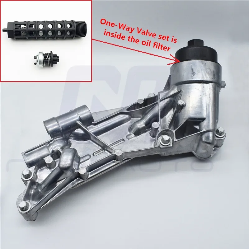 NIUBEAUTO Engine Oil Cooler Filter One Way Valve For Cruze Sonic Aveo