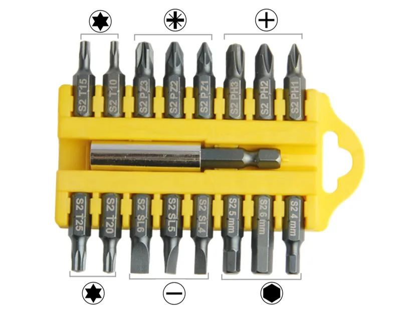 PENGGONG Магнитный Биты отвертки Phillips Torx Microtech Набор отверток Отвертка S2 Набор бит Многофункциональный ручной инструмент набор