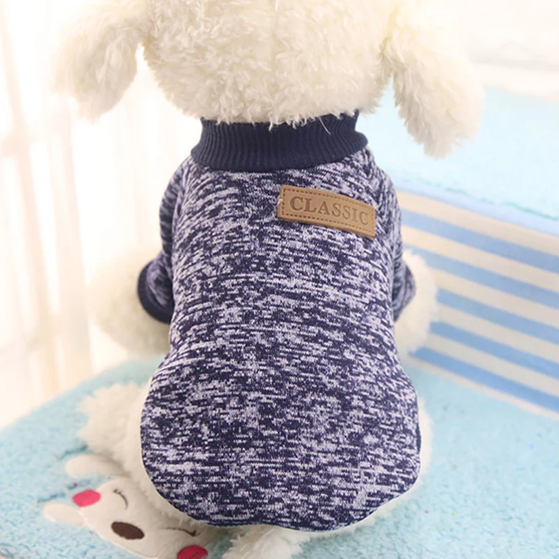 Классическая осенне-зимняя теплая одежда для кошек, модная одежда для домашних животных, маленький свитер для котов, наряд, блузка с котенком, костюм-10 цветов