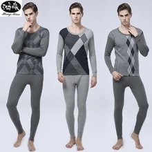 Пижамный комплект для мужчин, новинка, Осень-зима, геометрический принт, длинный рукав, Coton, пижамы, костюмы для мужчин, 2 Piceces, домашняя одежда