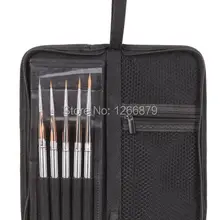 Высококачественные кисти для рисования, акриловые акварельные кисти, 851, 5 шт. набор, колонок для волос, деревянная ручка