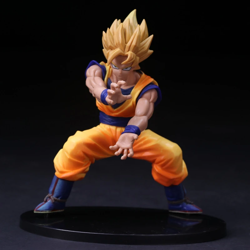 

Anime Dragon Ball Z Super Saiyan Son Gokou Battle Ver. PVC Action Figure Collectible Model Kids Toys Doll 14cm