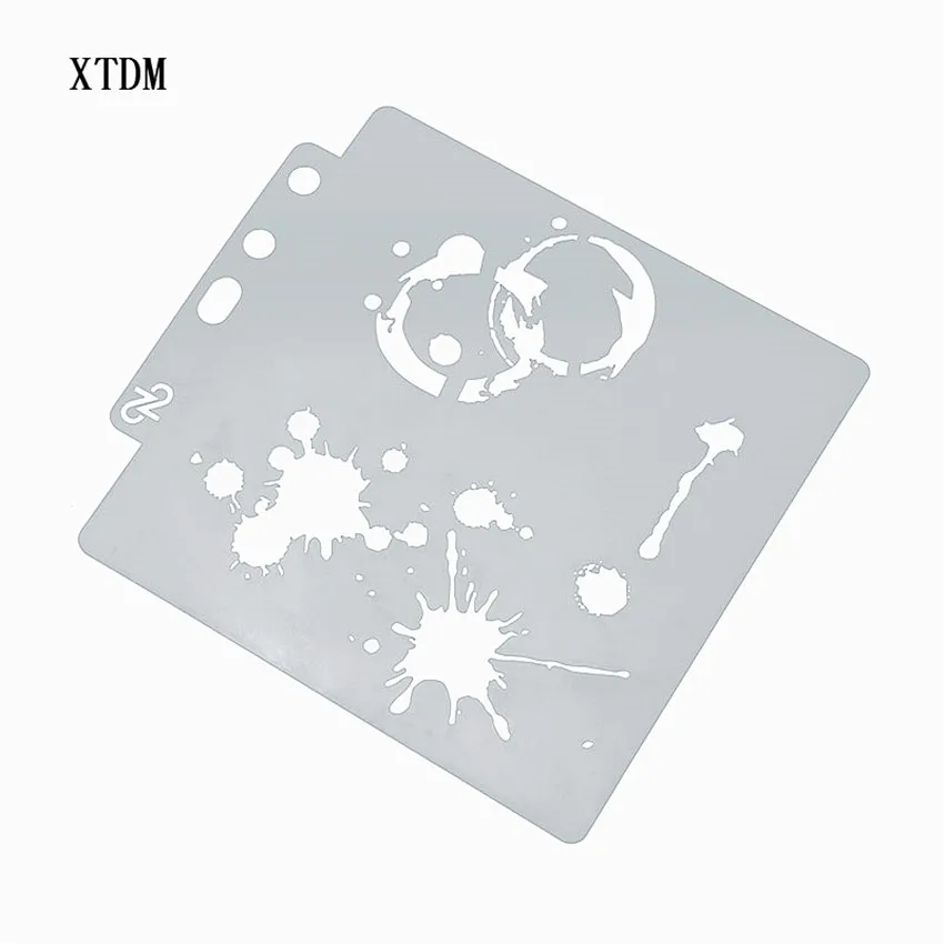 

Ink plastic mold shield DIY cake scrapbook stencils hollow Embellishments printing lace ruler Valentine's Day