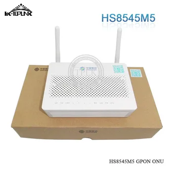 

50pcs New Original Hua Wei GPON HS8545M5 GPON Router 1GE+3FE+VOICE+WIFI ONU ONT FTTH Fiber Optical Mini Size English firmware