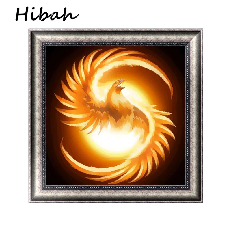 

Round Diamond 5D DIY Diamond Painting "Sun Bird" Embroidery Cross Stitch Mosaic Home Decoration Gift