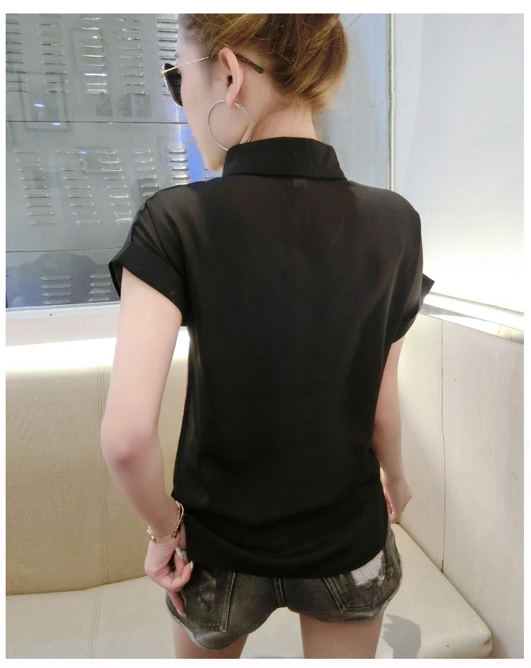 Blusas Femininas Elegante женские блузки летние женские блузки с коротким рукавом рубашки женские топы и блузки