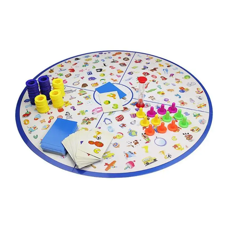 

Detectives Looking Chart Board Game Plastic Puzzle Brain Training Game Kit Educational Toys with English Instructions Clue Cards