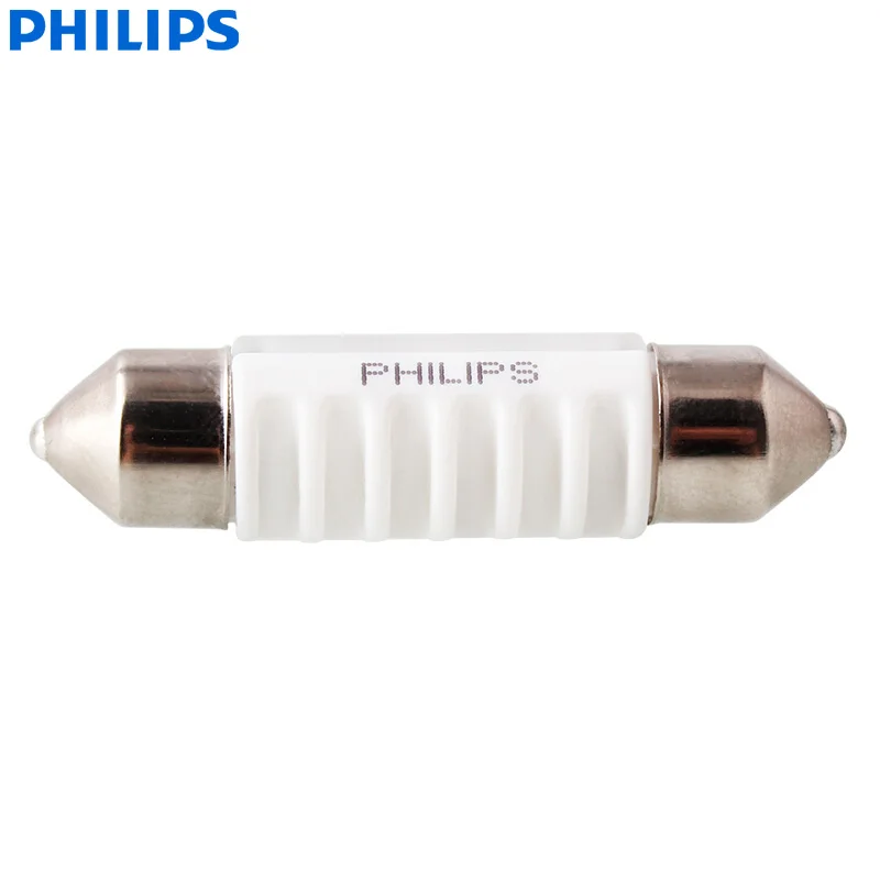 Philips Ultinon светодиодный Fest 38 мм 12V 11854ULWX1 Festoon 6000K холодный белый указатель поворота внутренний светильник номерного знака(один