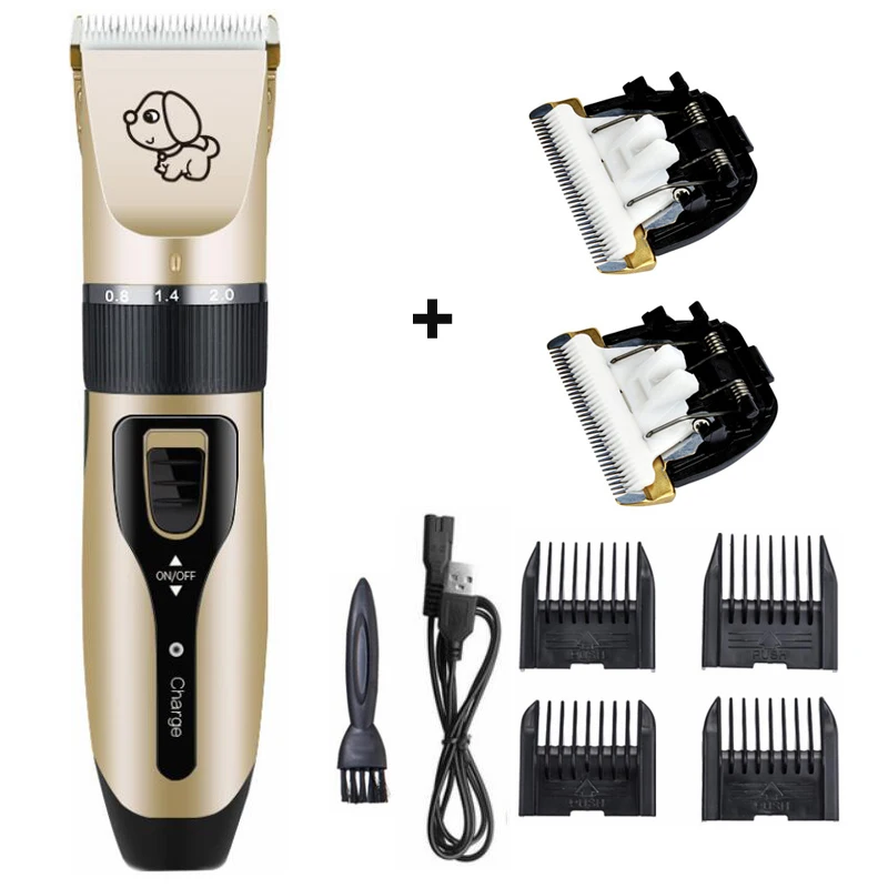 Quiet Design Electric Hair Trimmer Professional Rechargeable Hair Clipper Shaving Haircut