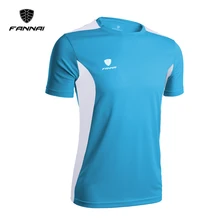 fannai новая спортивная рубашка для мужчин, топы, футболки для бега, Рашгард, Мужская быстросохнущая спортивная одежда с коротким рукавом для фитнеса, мужская спортивная одежда