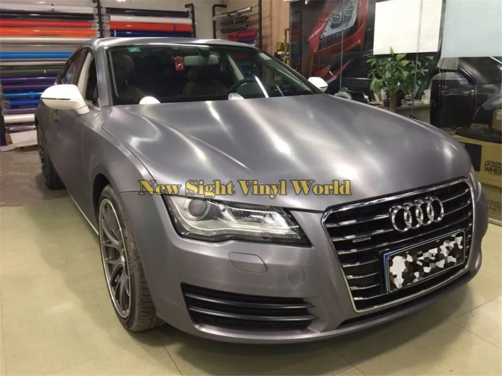 Air//Bubble Free Brushed Aluminium Vinyl Wrap Car All Colours All Sizes