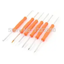 Горячая 6 в 1 оранжевый пластиковый обернутый ручкой монтажная плата сварочный инструмент для припайки набор