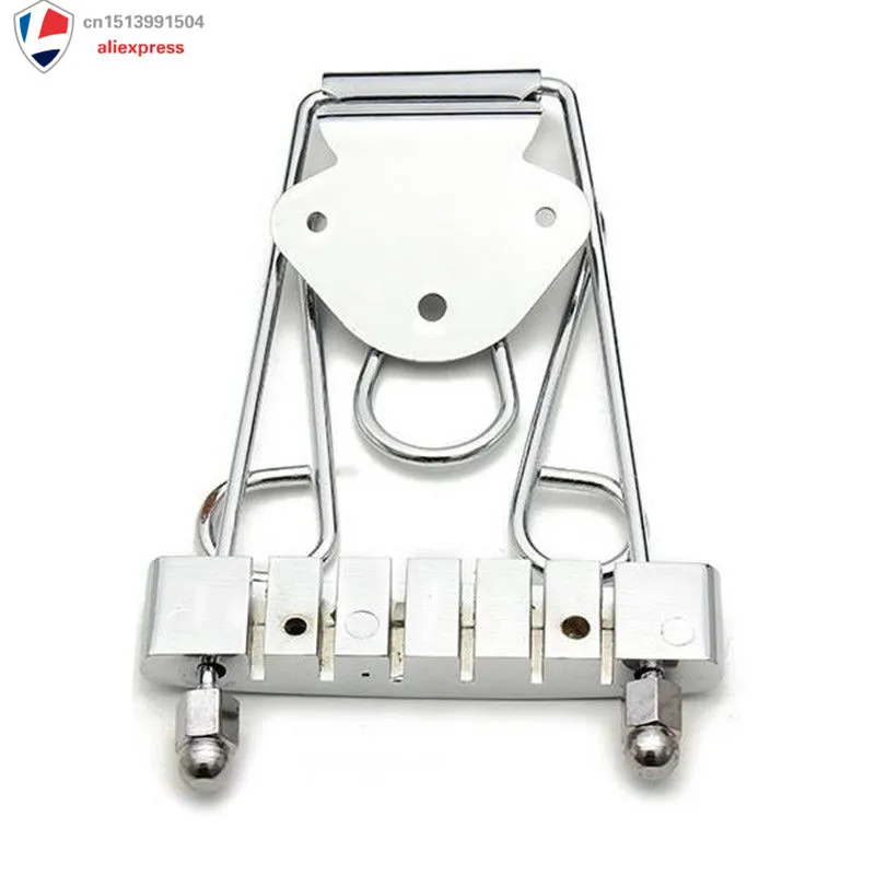 

Chrome Trapeze Tailpiece For 6 String Guitar 50.0 m/m String Pitch