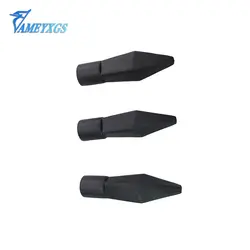 Стрельба из лука резиновый наконечник стрелы целевой Broadheads практика стрелка головы наконечники острые концы черный кривой для Охота Дети