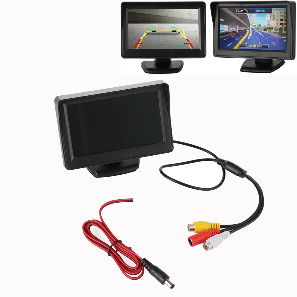 

4.3" Car Monitor Screen TFT LCD PAL/NTSC For Rear View Reverse Camera Car Video Recorder