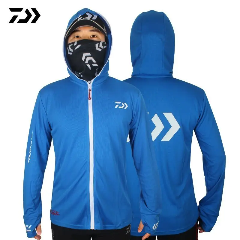 

2017 DAIWA NEW Fishing clothes Long sleeve Ultrathin summer DAIWAS Sunscreen DAWA Bamboo charcoal material coat Free shipping