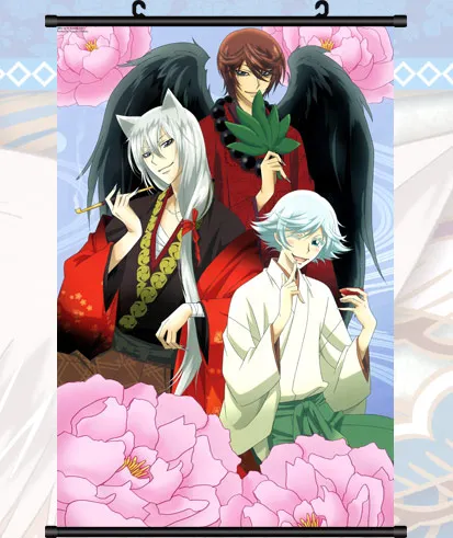 Короткая футболка с героями из японского аниме Kamisama Tomoe поцелуй домашний декор