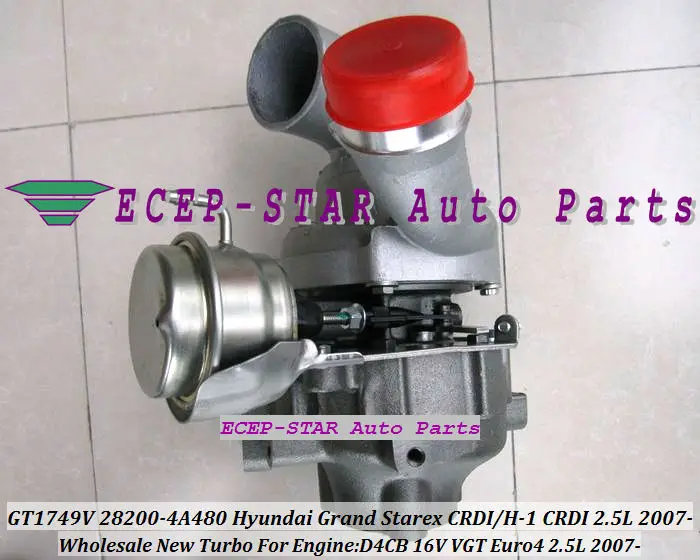 Бесплатная доставка BV43 145 28200-4A480 53039880127 53039880145 Турбокомпрессор Для HYUNDAI Grand Starex CRDI
