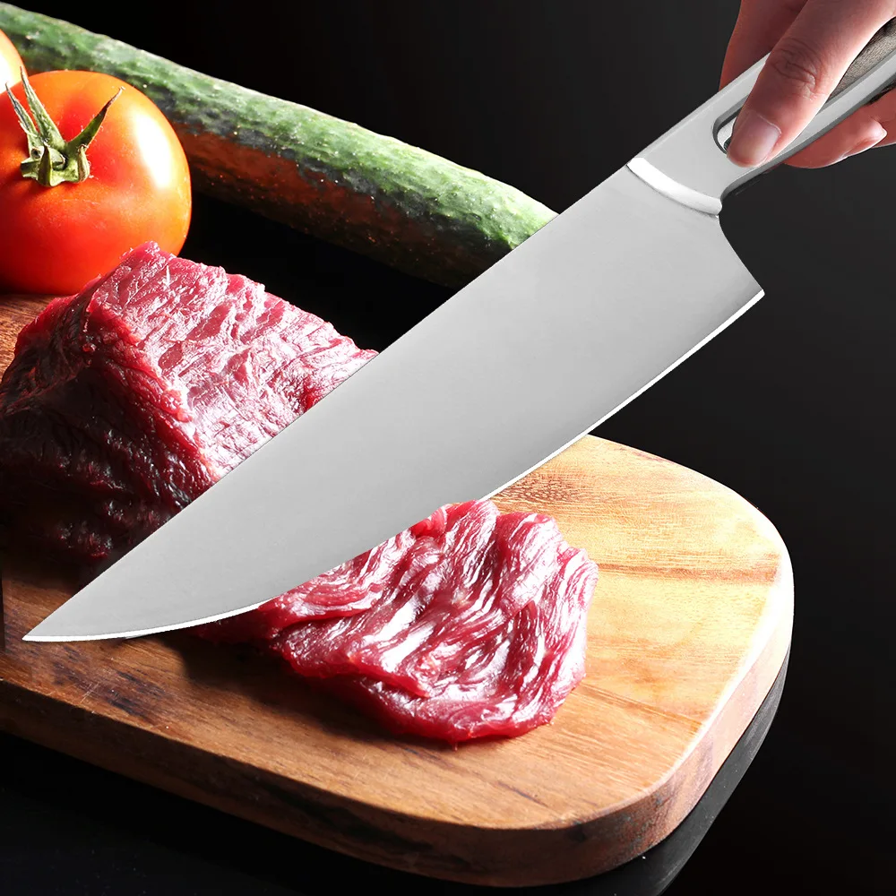 XITUO кухонный нож повара японский Sashimi Santoku для нарезки серый титан поверхность