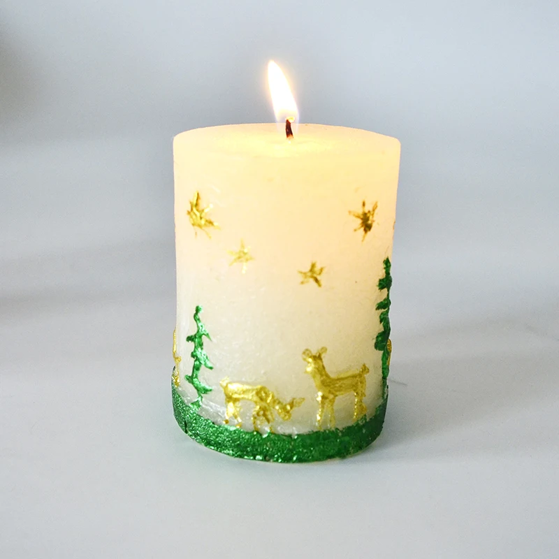 

three-dimensional flower basket 2 holes New 3d silicone candle mold