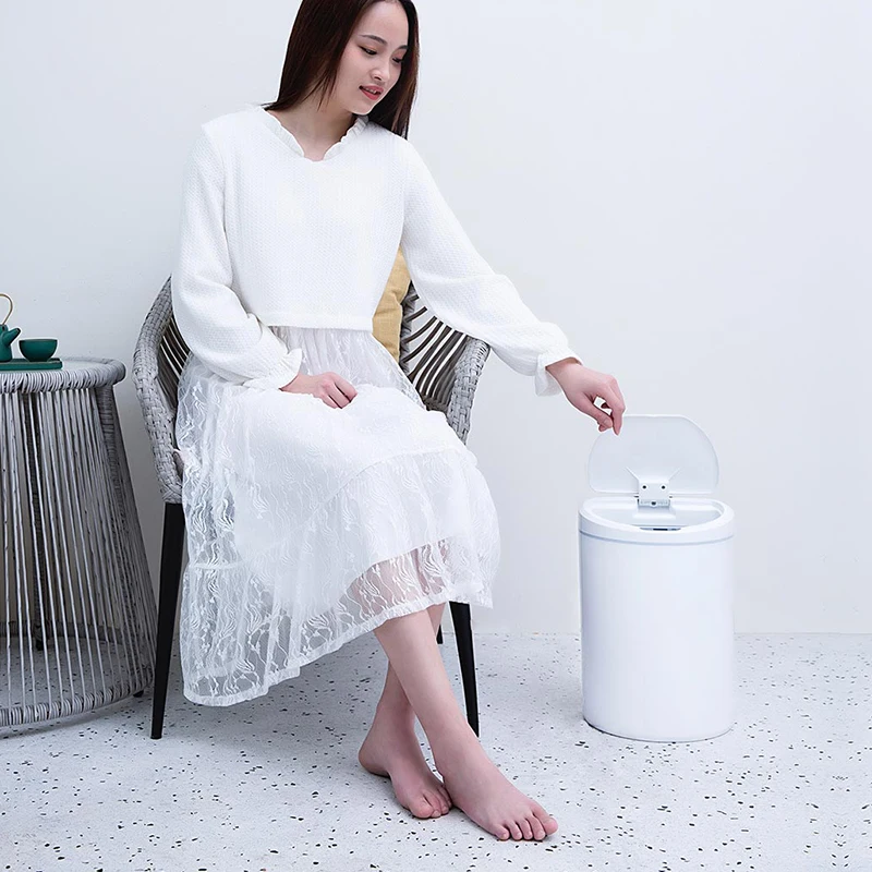 

Original Xiaomi 10L Inductive Type Trash Can Smart Sensor Home Bathroom Intelligent Dustbin Rubbish Bin from Xiaomi youpin