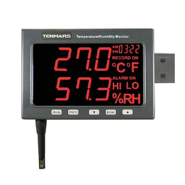 

TENMARS LED Temperature Humidity Monitor TM-185