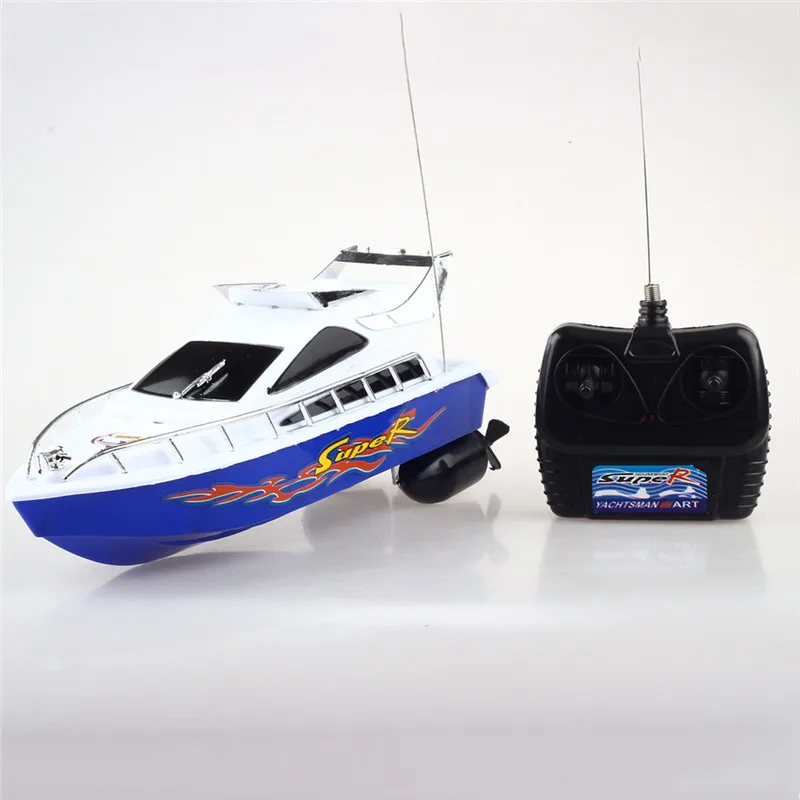 

Create Toys RC Bait Boat Toy Remote Speedboat Mini Radio Control Electric RC Racing Boat RTR For Children Toys Kids Gift 40