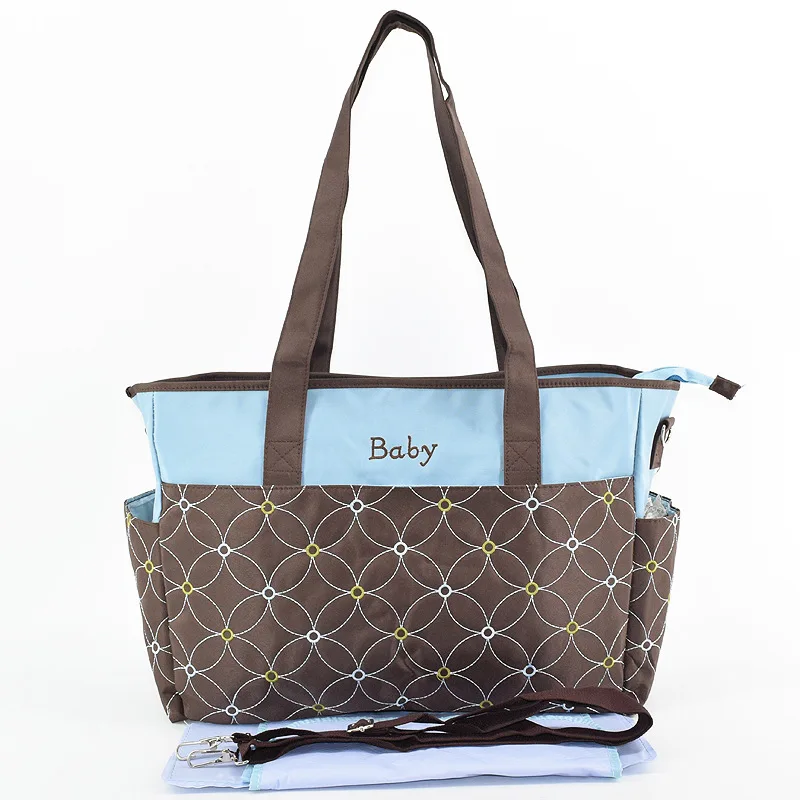 

Modish Diaper Bag Mommy Maternity Shoulder Bags Large Capacity Baby Changing Nappy Handbags Embroidery Stroller Hanging Bag