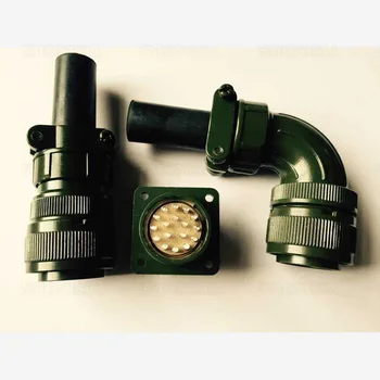 

1pcs-20pcs 17Pins Elbow Aviation Plug Servo Motor Encoder Jack MS3102 3106A20-29S Connector