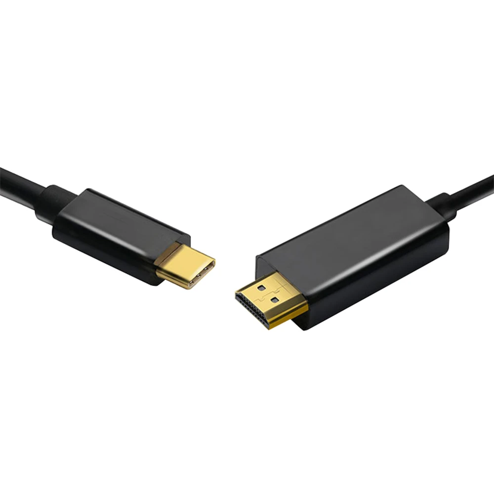 USB C HDMI кабель типа C к HDMI видео высокой четкости кабель поддерживает 4 K 60 Гц для отображения ТВ-проектор с устройство высокого разрешения 1,8 м
