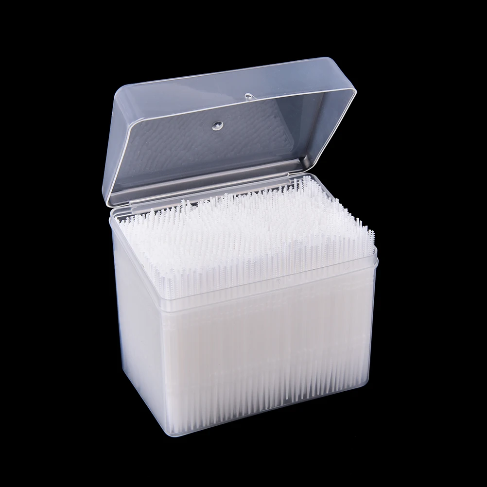1 коробка 1100 шт. 2 способа межзубной щетки зуб палочки пластиковые стоматологические палочки s гигиена полости рта белый 6,5 см