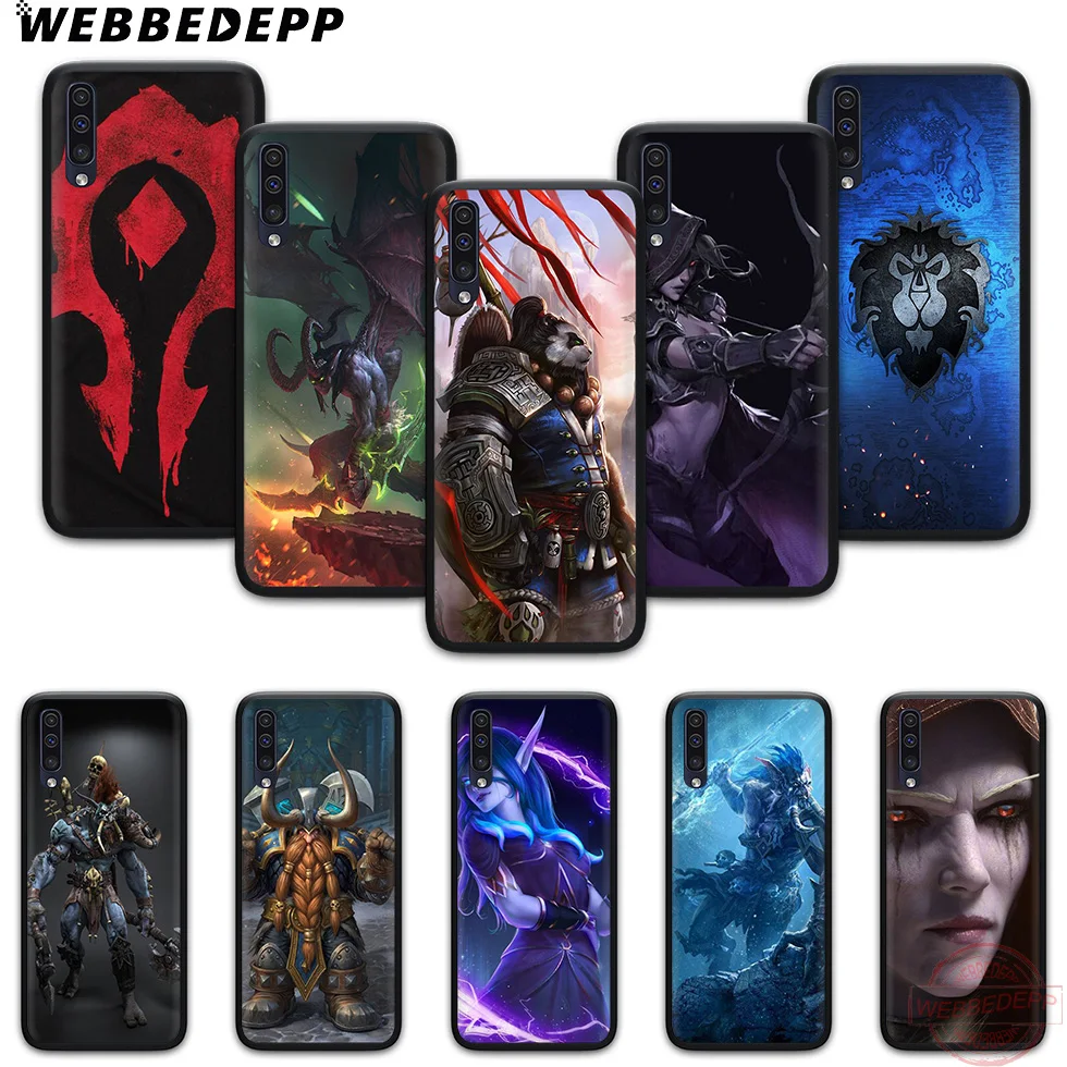 WEBBEDEPP World of Warcraft мягкий чехол для Samsung A3 детей 5 6 7 8 9 J6 A10 A20 A30 A40 A50 A60 A70 S M10 M20 M30 M40 |