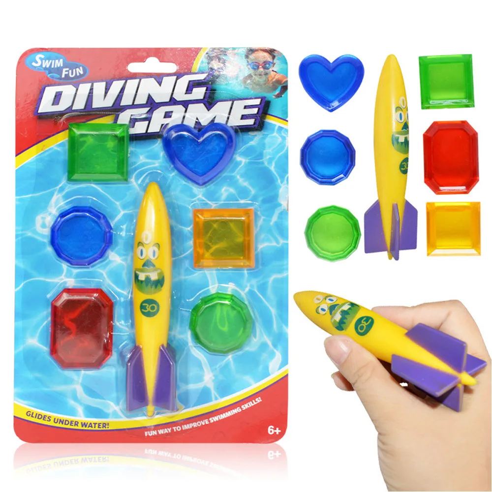 

1Pcs Diving Underwater Swimming Developmental Colorful Pool Sink Training Diving Game Childred's Toys and Hobbies