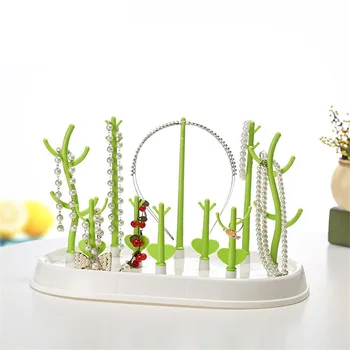 

Baby Feeding Bottle Rack Cleaning Drying Shelf Cup Pacifier Holder Drainer Dryer AN88